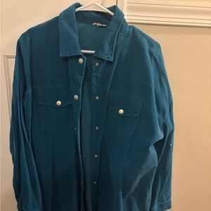 Jodifl button down corduroy shirt/shacket